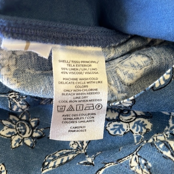 Loft pull on floral shorts. Sz. S. - Picture 9 of 9